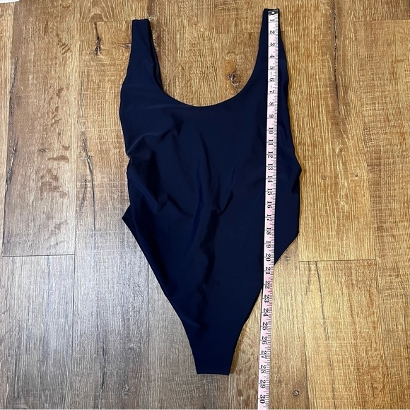 Aerie NWOT One Piece Scoop Back Navy Blue Swimsuit Size XL - Picture 7 of 11